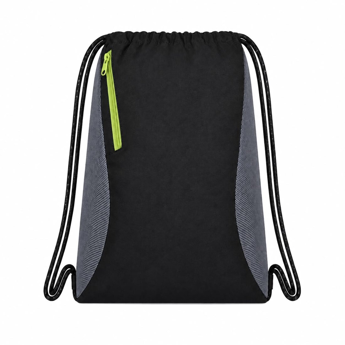 Drawstring Bag — Black / Grey
