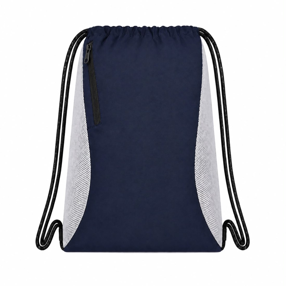 Drawstring Bag — Navy / White